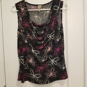 Butterfly print tank